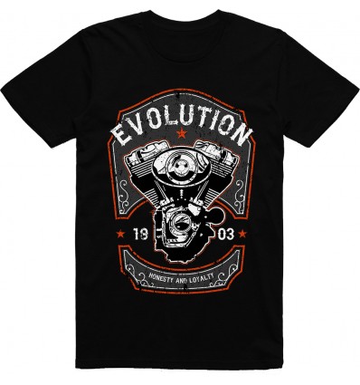 Pánské motorkářské tričko Evolution