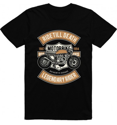 Pánské motorkářské tričko Ride till death
