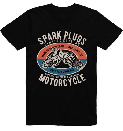 Pánské motorkářské tričko Spark plugs