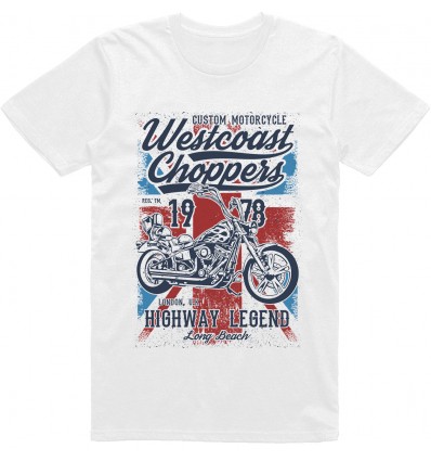 Pánské motorkářské tričko Westcoast choppers