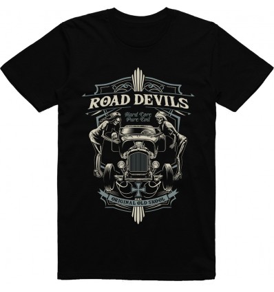 Pánské Tričko HotRod Road devil