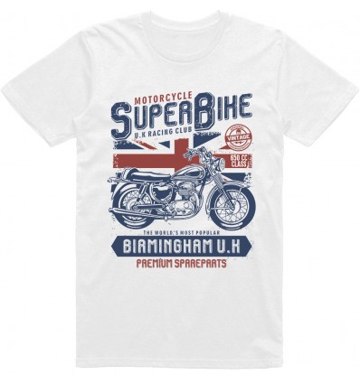 Pánské motorkářské tričko Superbike UK