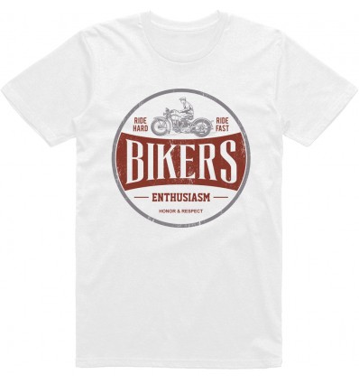 Pánské motorkářské tričko Bikers enthusiasm